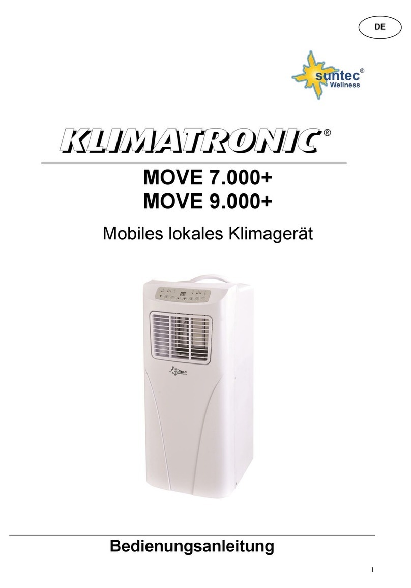 Suntec Wellness KLIMATRONIC MOVE 7.000+ User manual