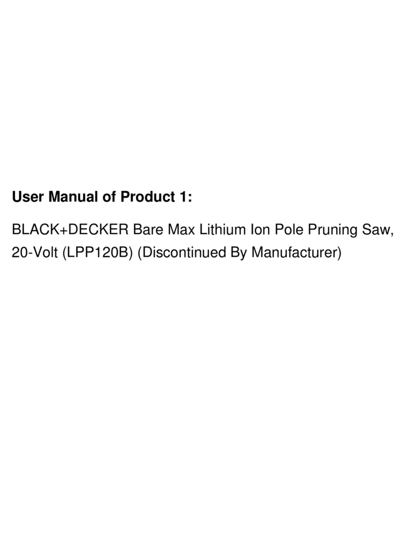 Black & Decker LPP120B User manual