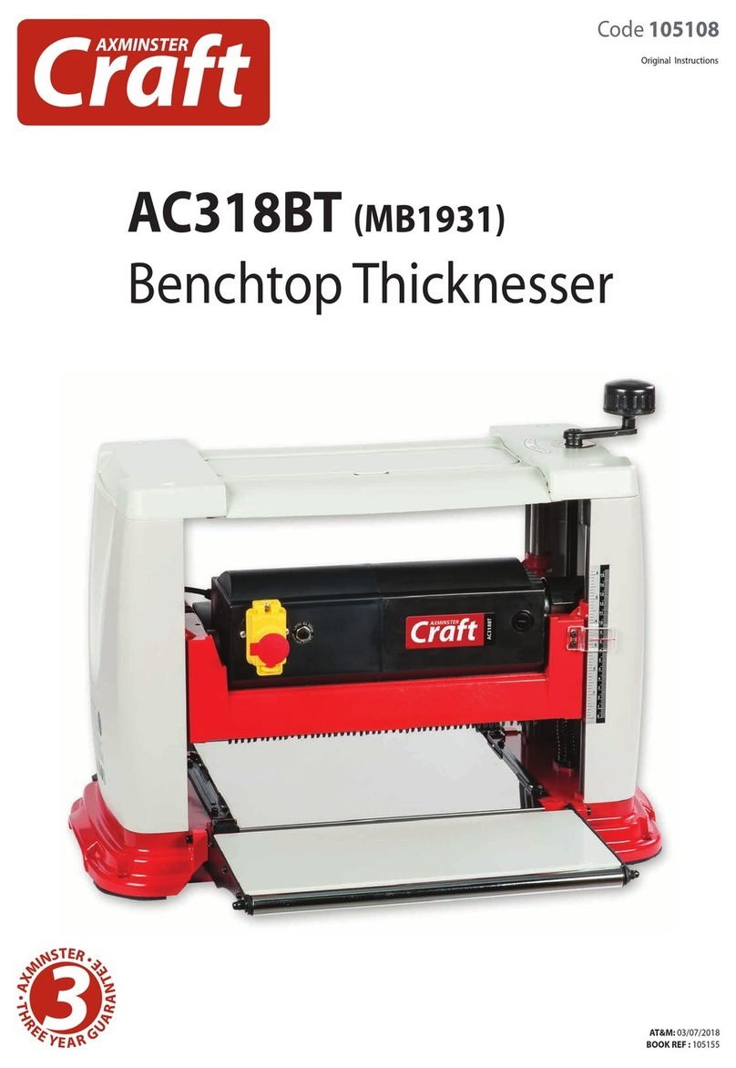 Axminster Craft AC318BT Original instructions