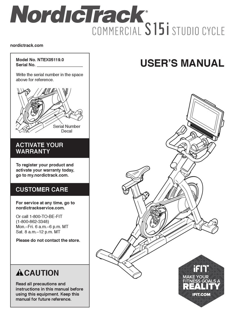 ICON Health & Fitness NTEX05119.0 User manual