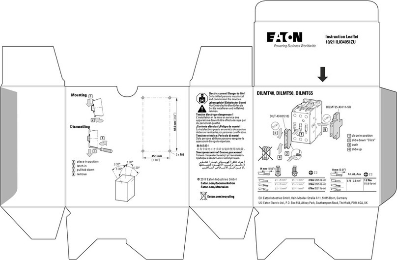 Eaton DILMT40 Manual
