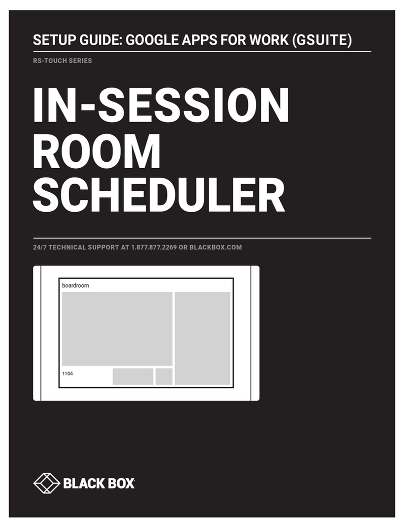 Black Box RS-Touch Series User manual