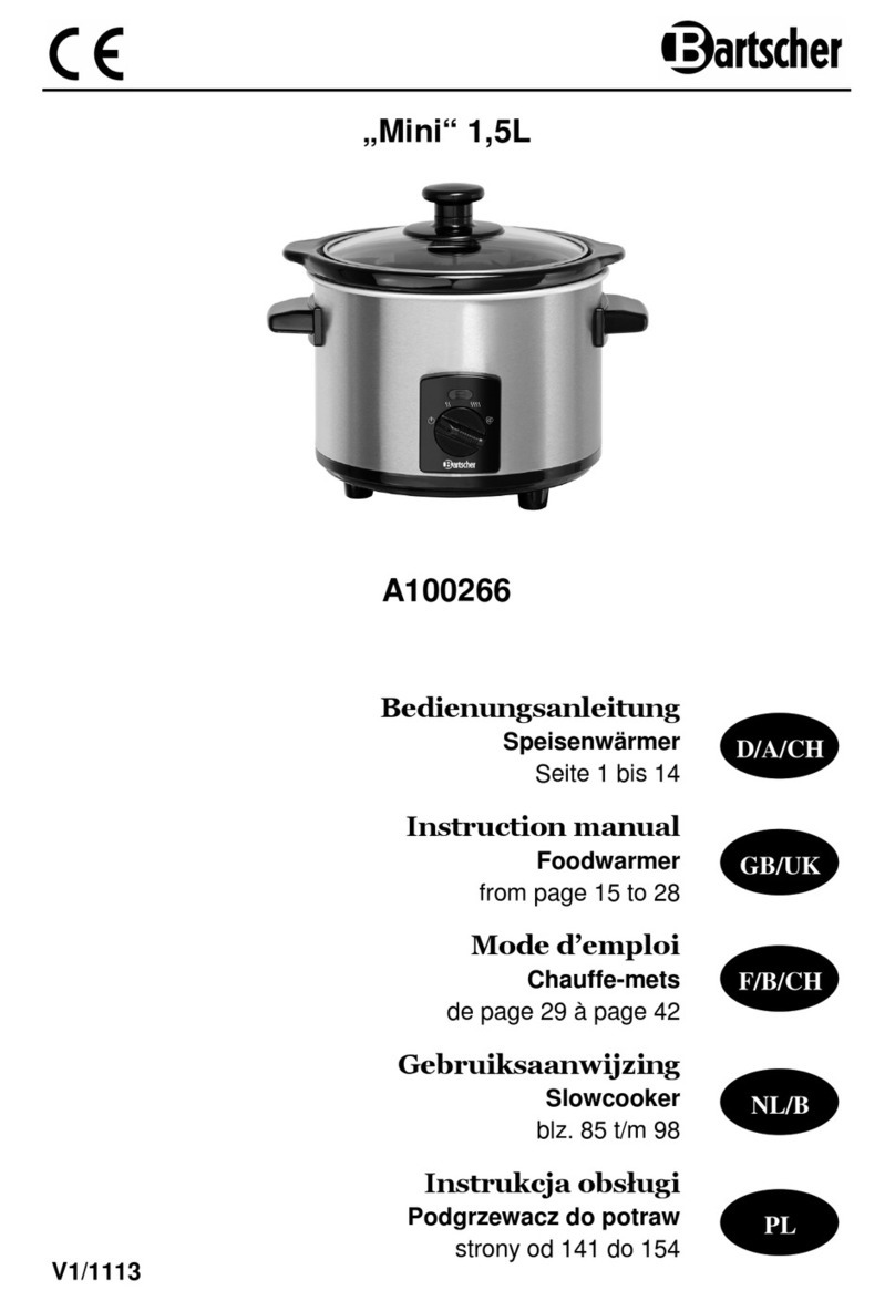 Bartscher Mini User manual