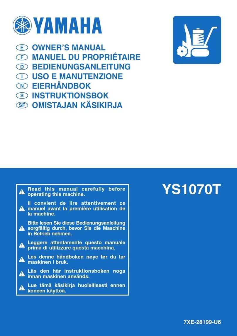 Yamaha YS1070T owner's manual