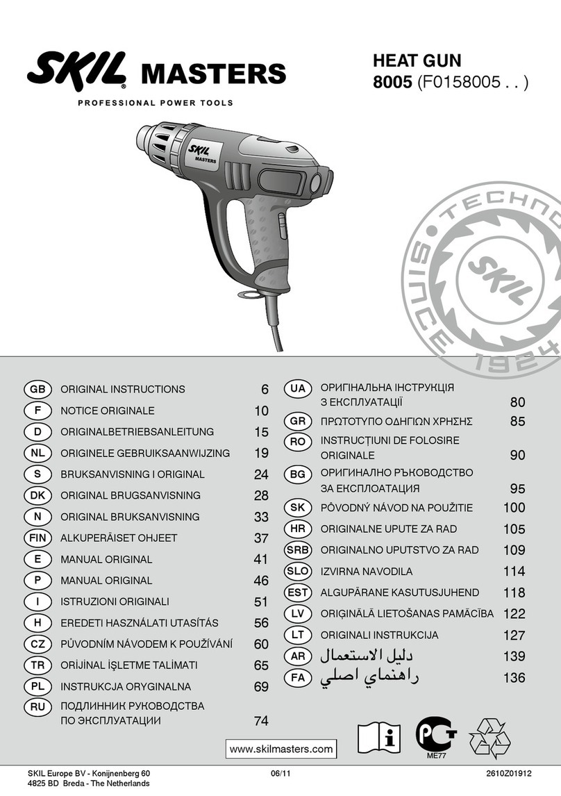 SKIL MASTERS F0158005 Series Original instructions