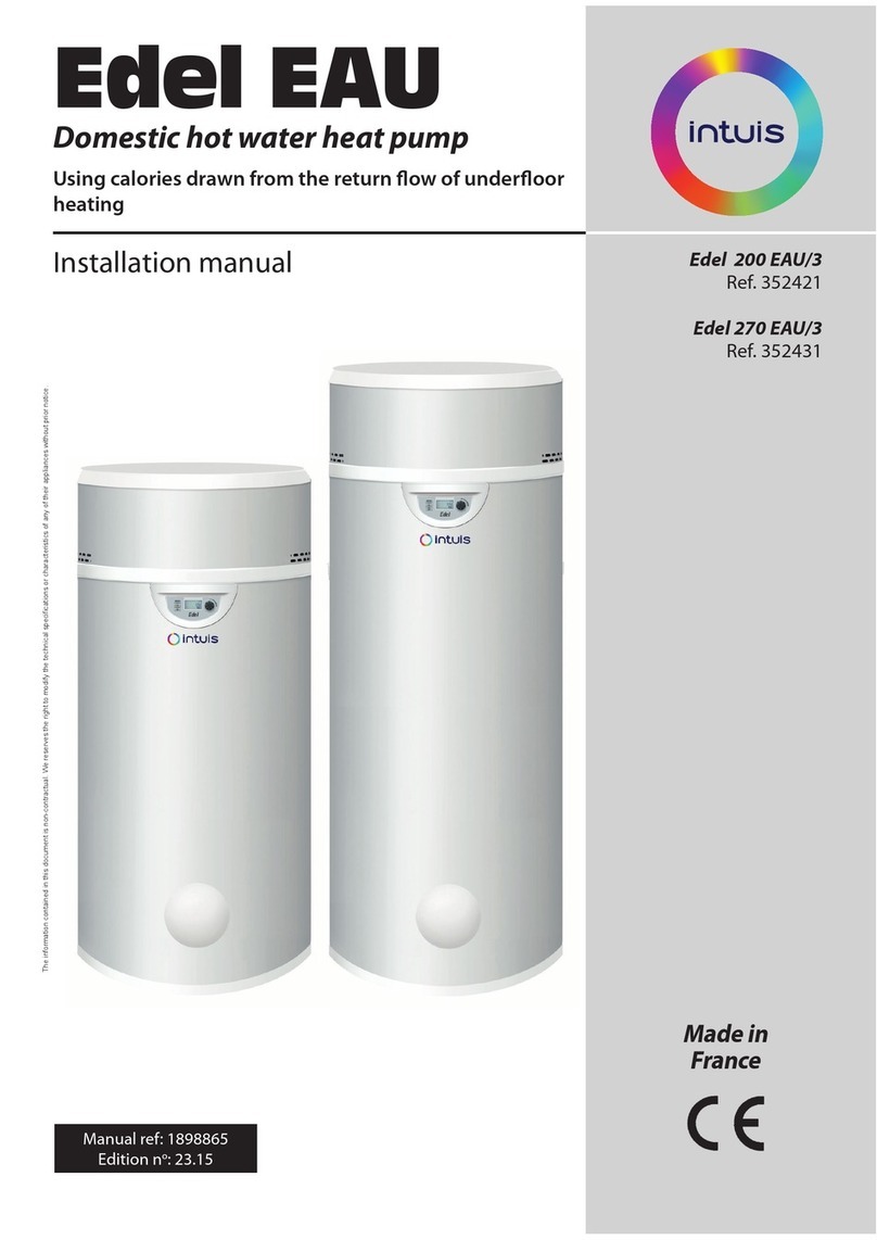 Intuis Edel 200 EAU/3 installation manual