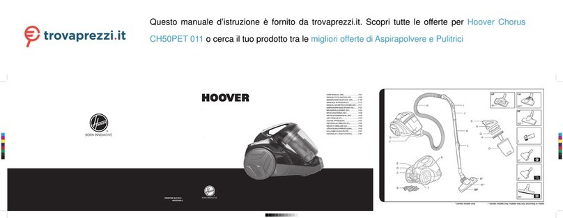Hoover Chorus CH50PET 011 user manual