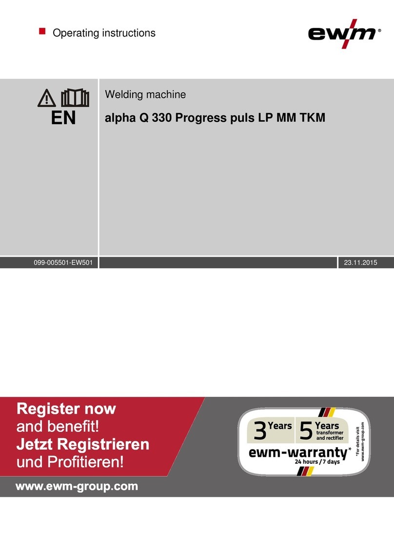 EWM alpha Q 330 Progress puls MM TKM User manual