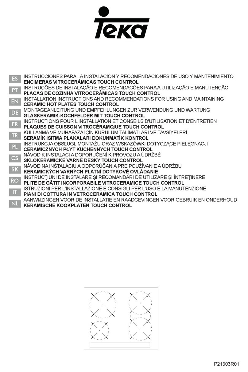 Teka P21303R01 Operating instructions