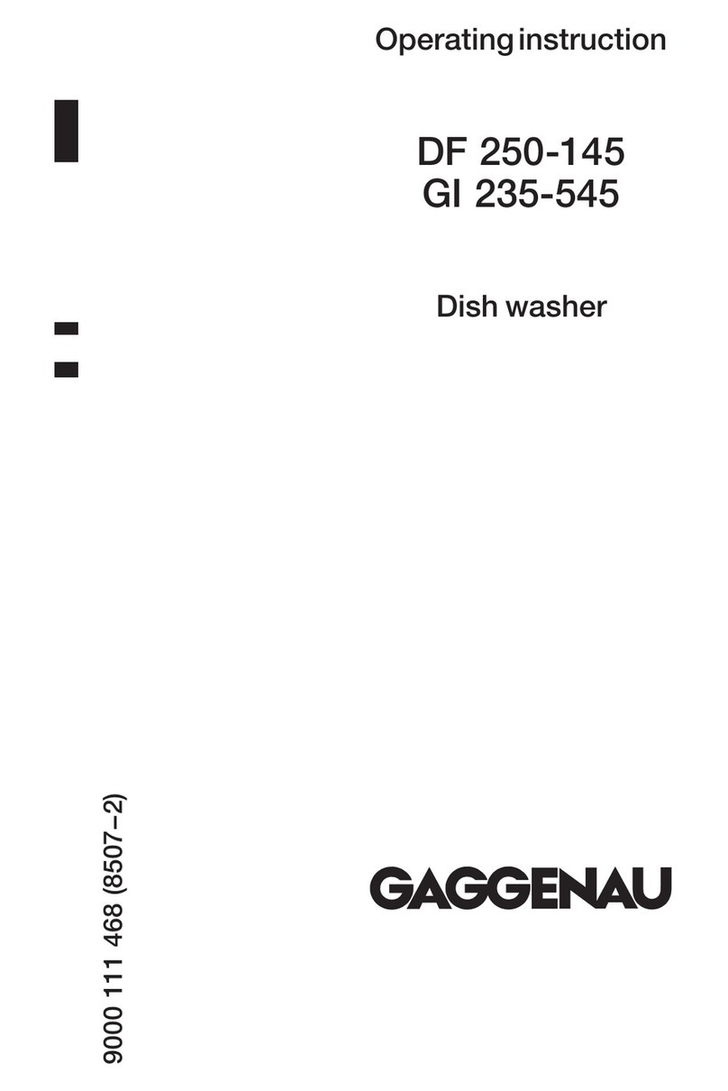 Gaggenau DF 250-145 User manual