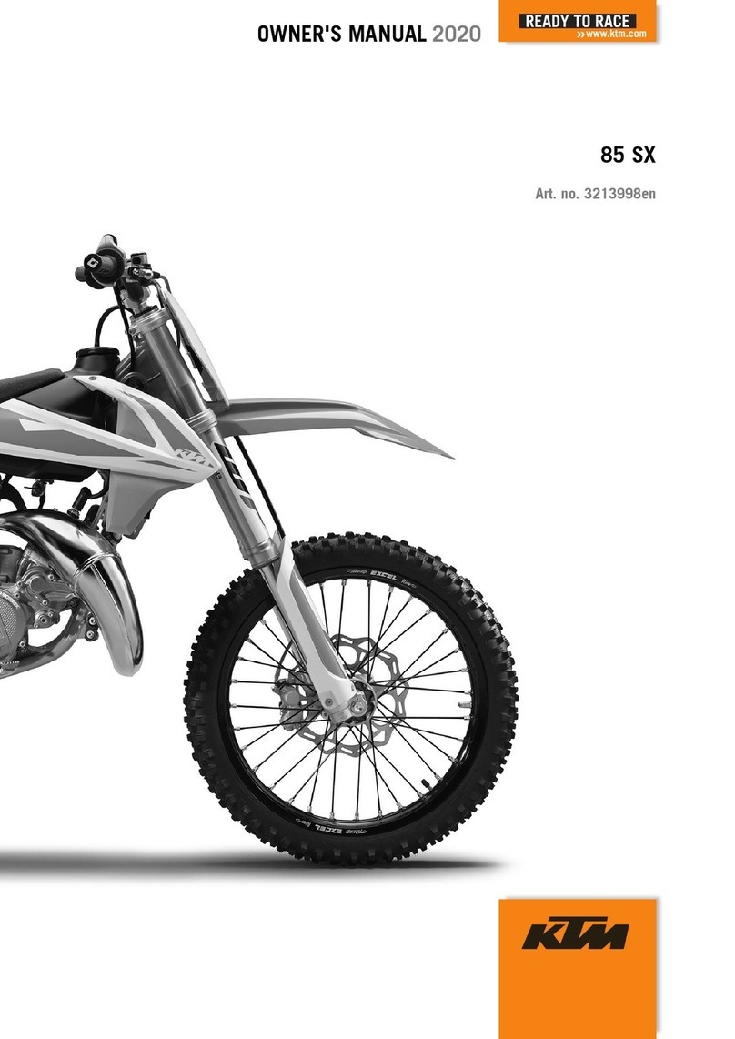 KTM F6001T8 2020 User manual