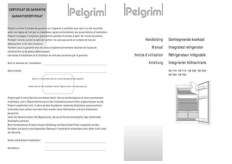 Pelgrim KB 7170 User manual Pelgrim KB 7170 User manual