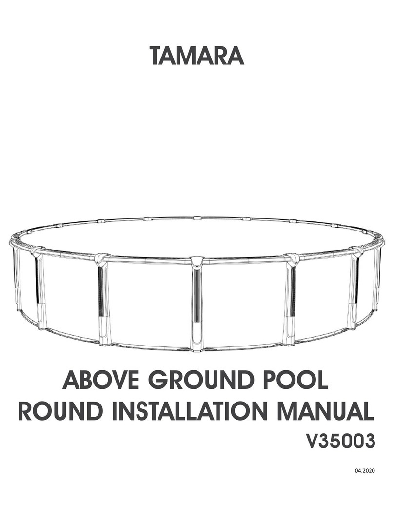 Piscine Solide TAMARA V35003 installation manual