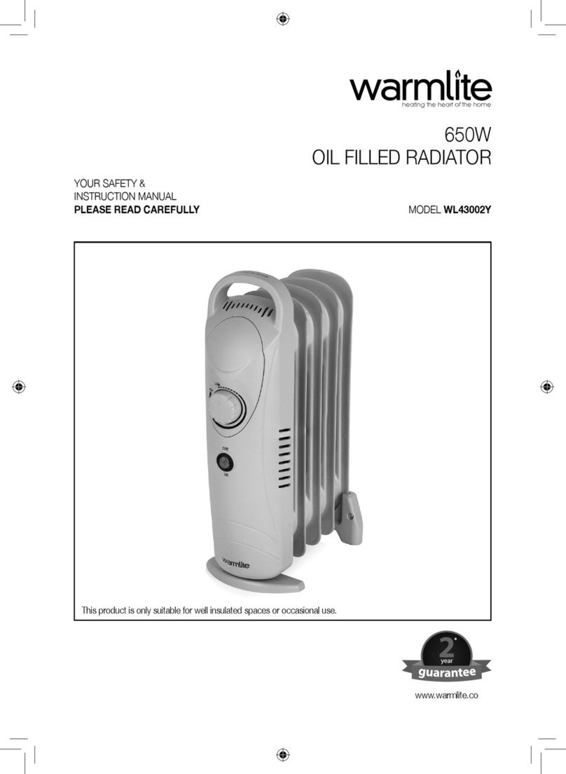 Warmlite WL43002Y User manual