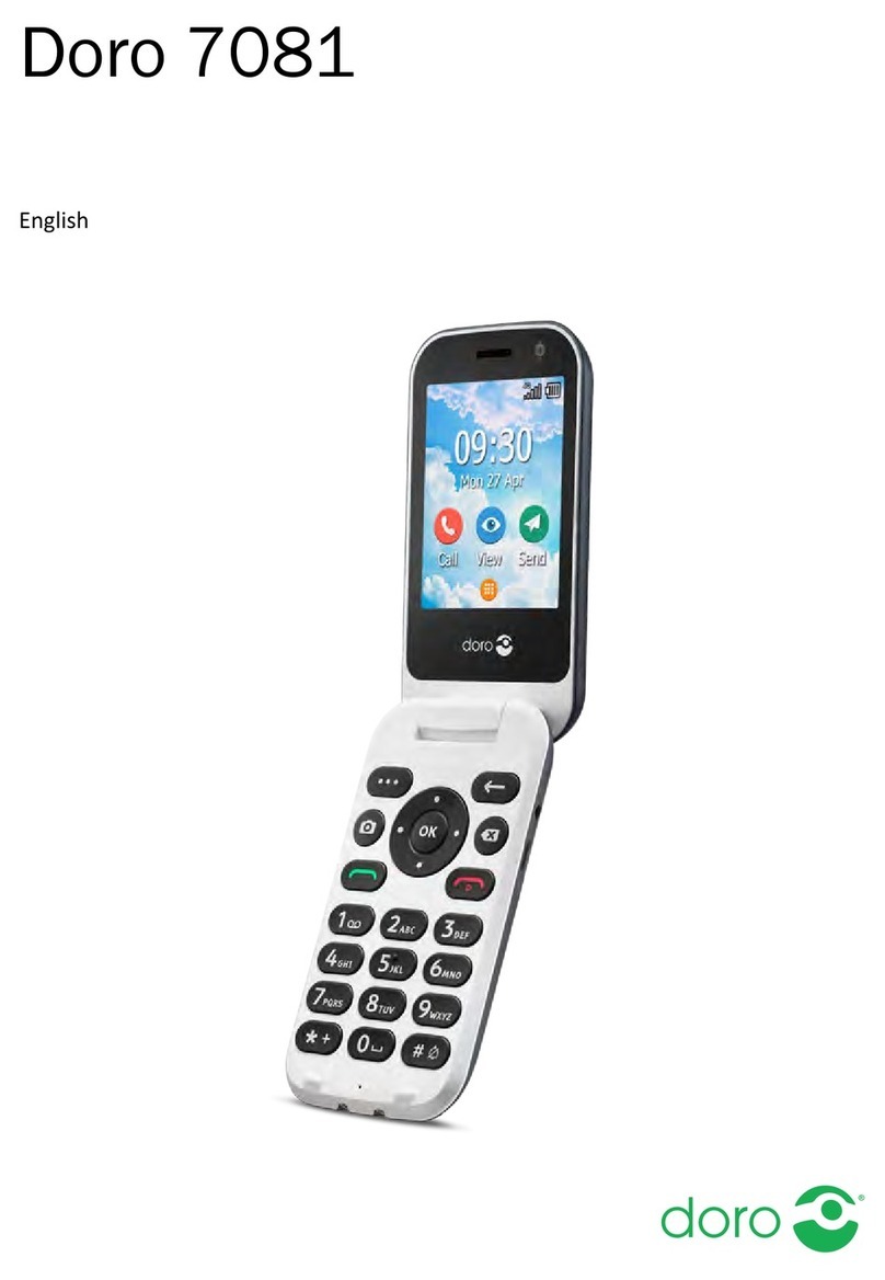 Doro 7081 User manual