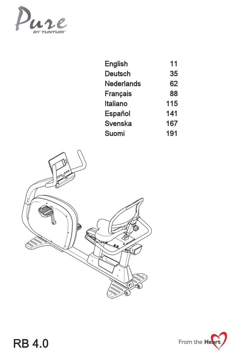 Tunturi Pure RB 4.0 manual
