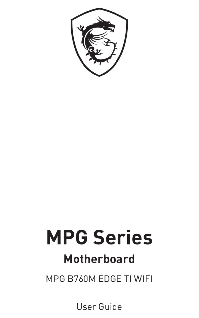 MSI MPG B760M EDGE TI WIFI User manual