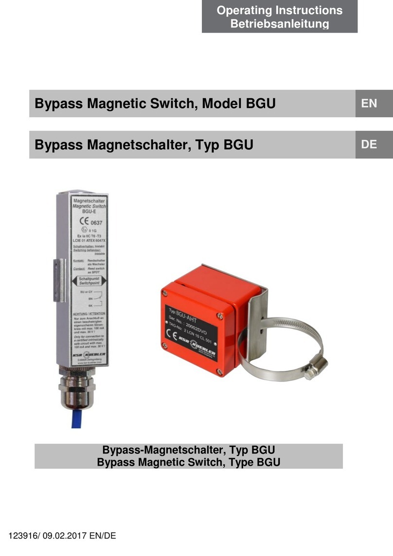 KSR KUEBLER BGU operating instructions
