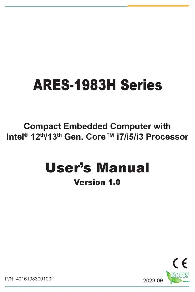 Arbor Technology ARES-1983H Series user manual