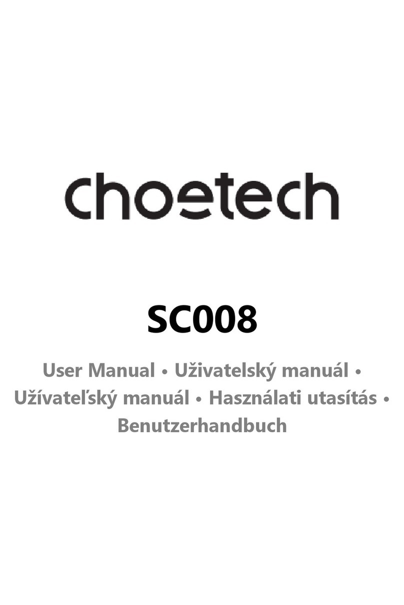 Choetech SC008 User manual