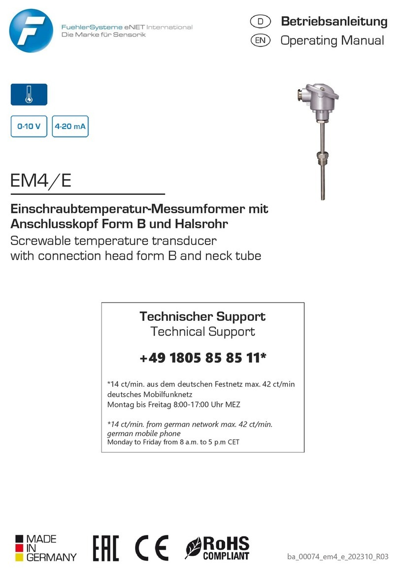 FuehlerSysteme EM4/E operating manual