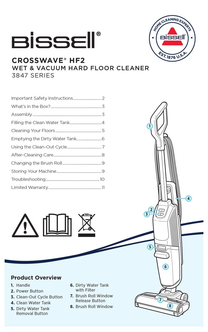 Bissell CROSSWAVE HF2 User manual