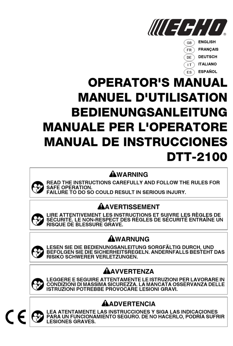 Echo DTT-2100 User manual