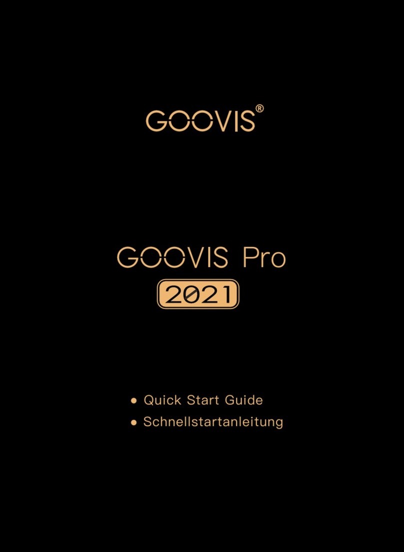 GOOVIS Pro 2021 quick start guide