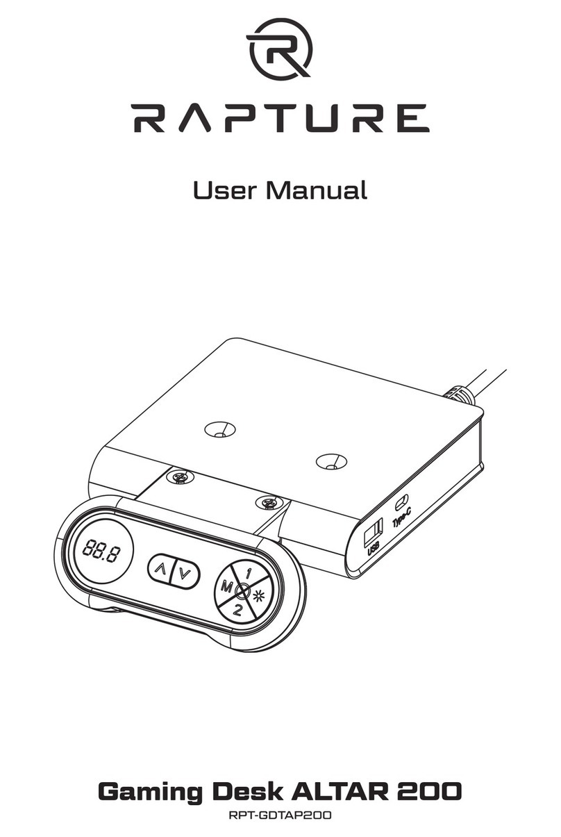 RAPTURE ALTAR 200 user manual