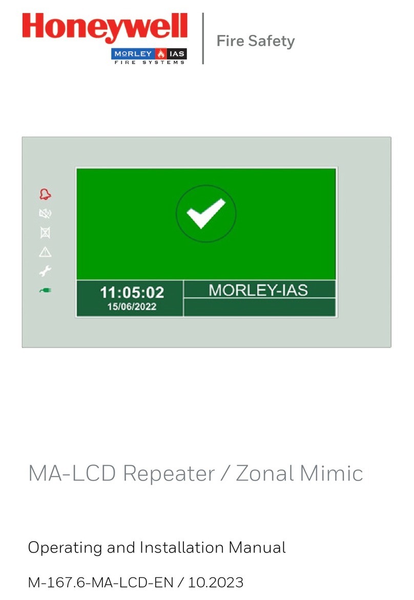 Honeywell MA-LCD OPERATING AND INSTALLATION Manual