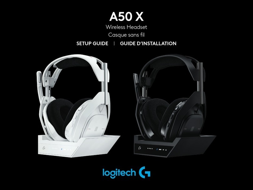 Logitech A50 X User manual