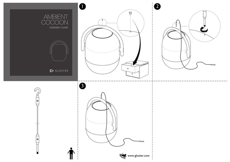 Gloster AMBIENT COCOON Assembly guide