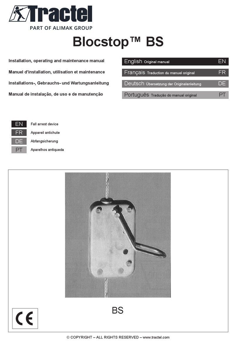 Tractel Blocstop BS Installation guide