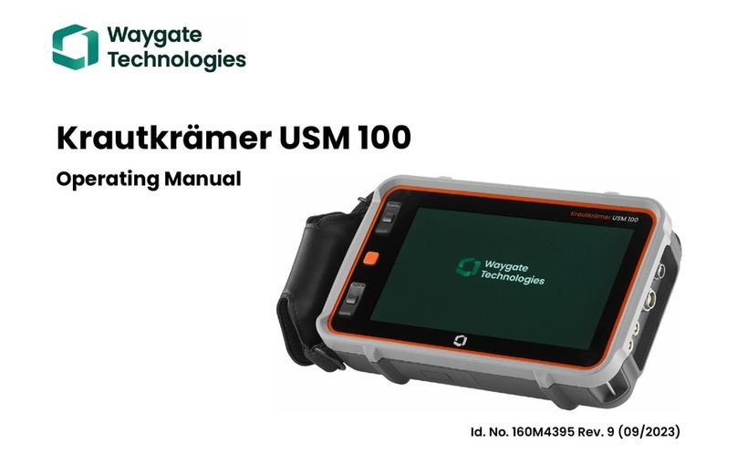 Waygate Technologies Krautkramer USM 100 operating manual Waygate Technologies Krautkramer USM 100 operating manual
