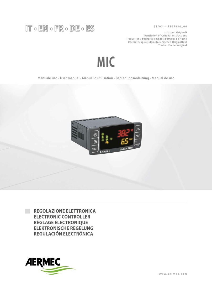 AERMEC MIC TRANSLATION OF ORIGINAL INSTRUCTIONS