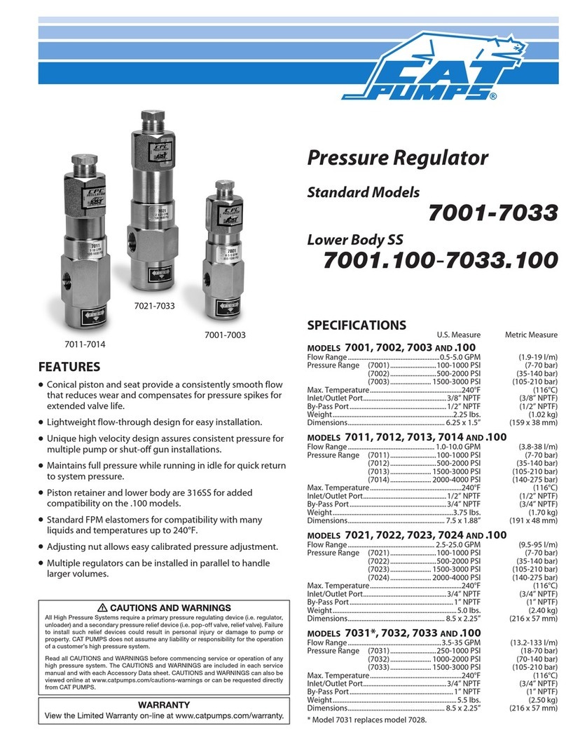 CAT Pumps 7001 manual