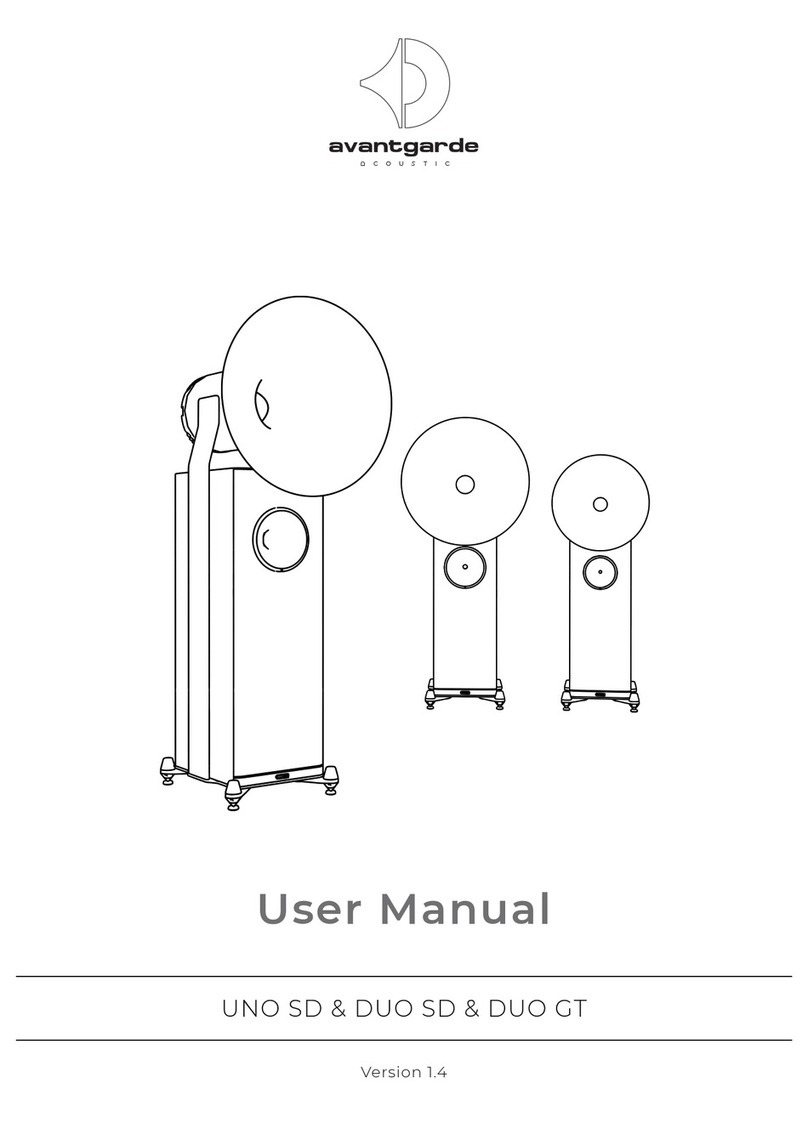 Avantgarde UNO SD user manual