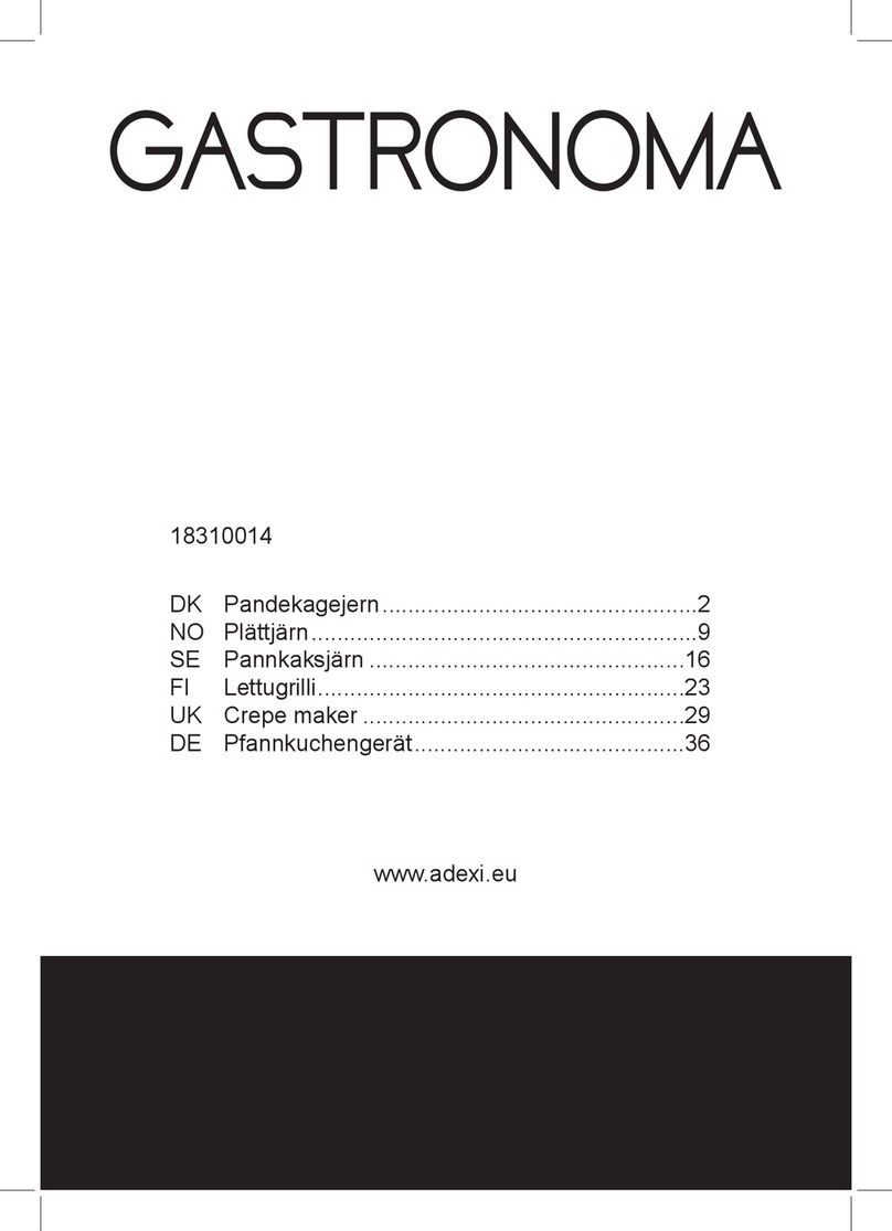 Gastronoma 18310014 manual