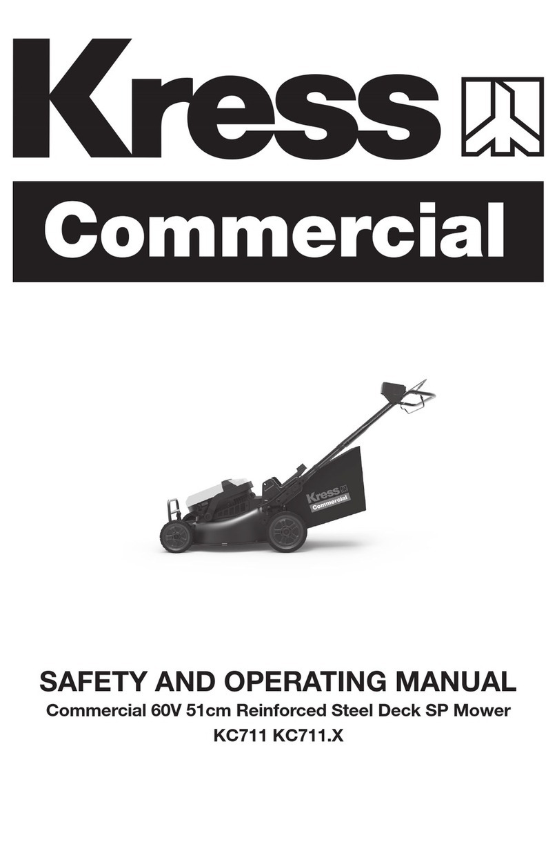 KRESS KC711 Series Safety and operating manual