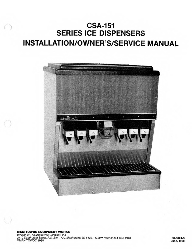 Manitowoc CSA-151 series Instruction Manual
