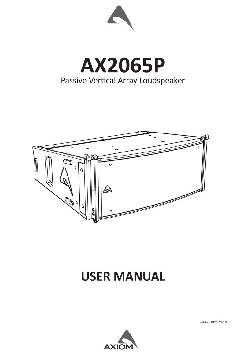 Axiom AX2065P User manual Axiom AX2065P User manual
