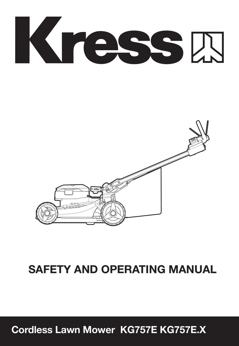 KRESS KG757E Safety and operating manual