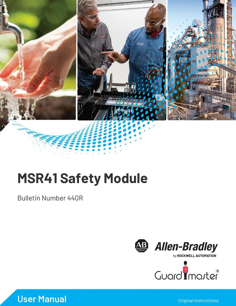 Rockwell Automation Allen-Bradley Guardmaster MSR41 User manual