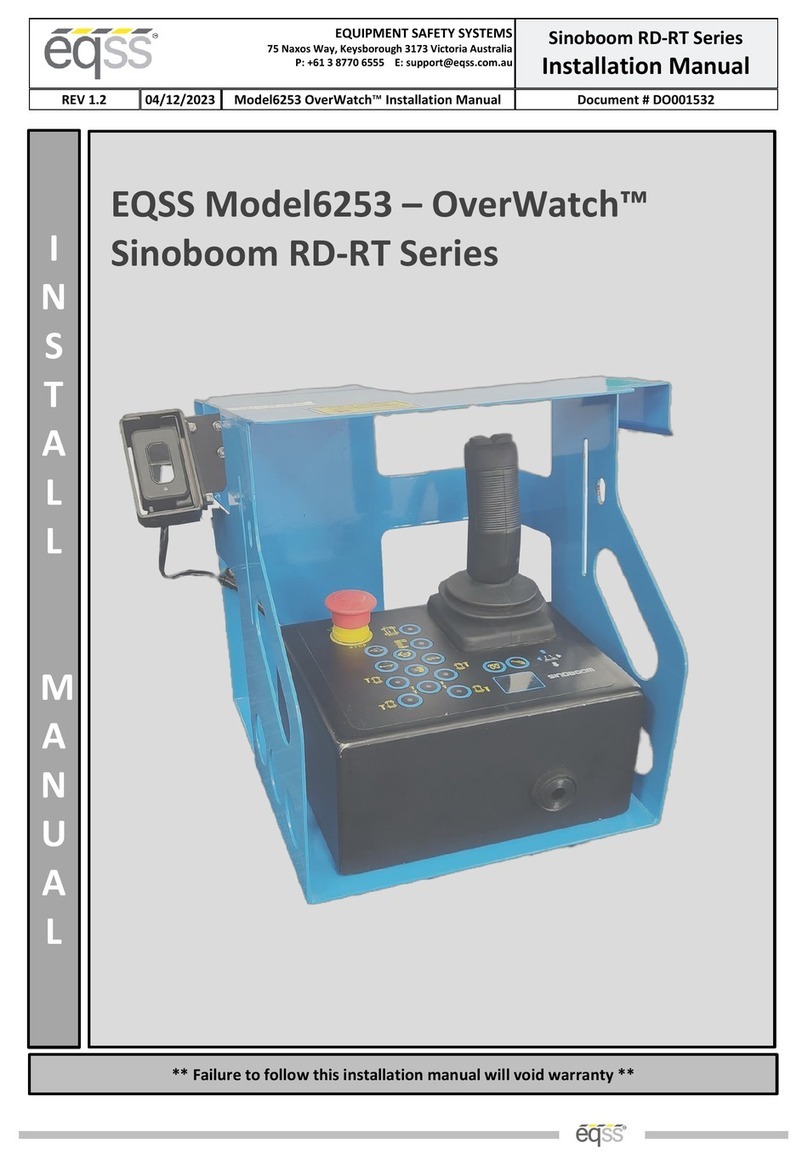 eqss OverWatch Sinoboom RD-RT Series installation manual