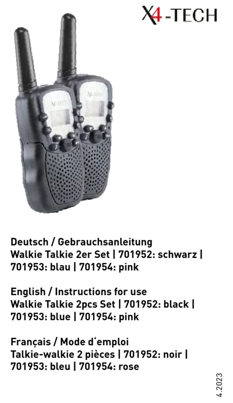 X4-TECH 701953 User manual