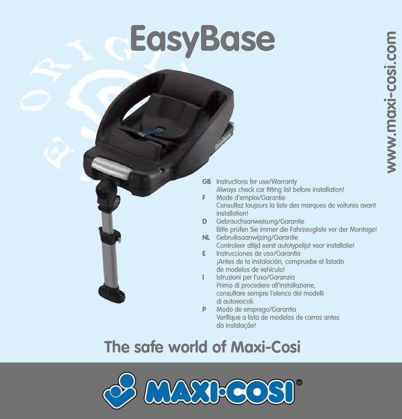 MaxiCosi EasyBase Troubleshooting guide
