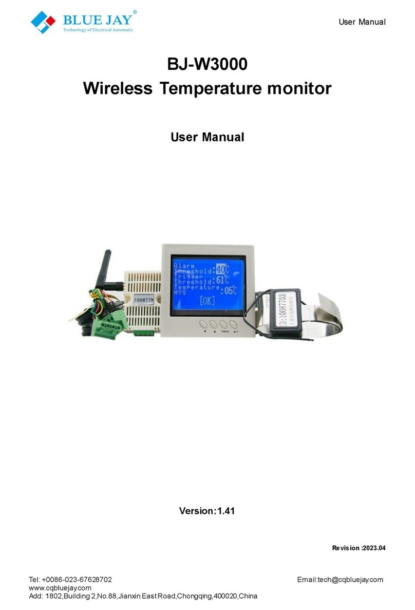 BLUE JAY BJ-W3000 User manual