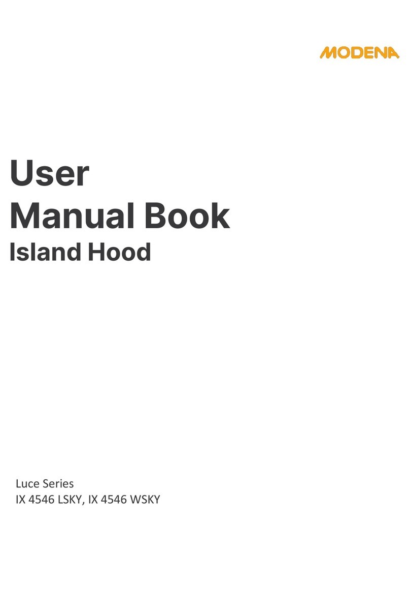 Modena Luce Series Owner's manual