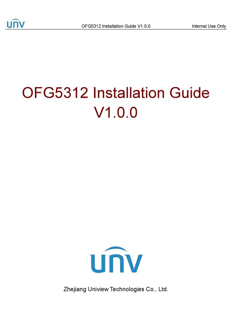 UNV OFG5312 User manual