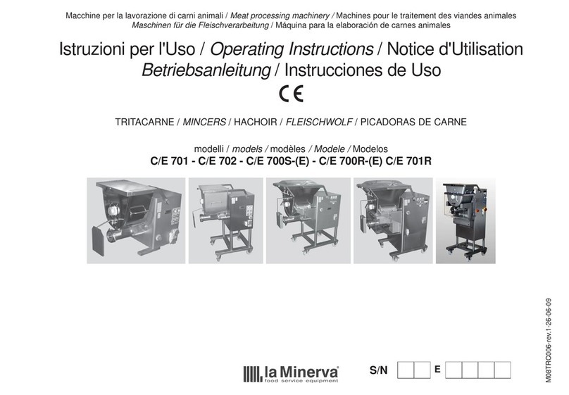 la Minerva C/E 701 operating instructions la Minerva C/E 701 operating instructions